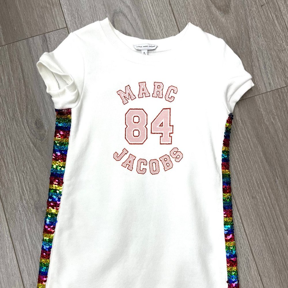 Marc Jacobs sequin sweatshirt dress